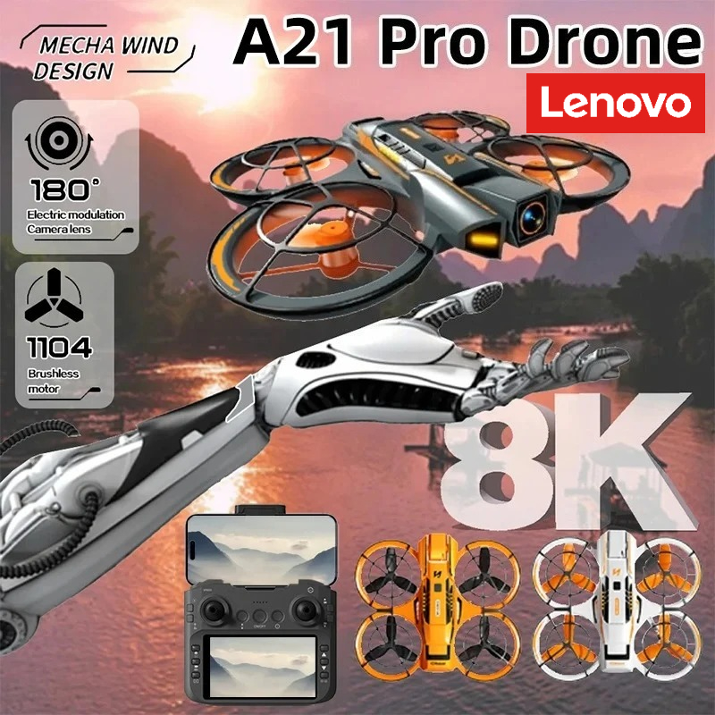 Drone Surveying - Lenovo A21 Pro Drone 4K Profesyonel