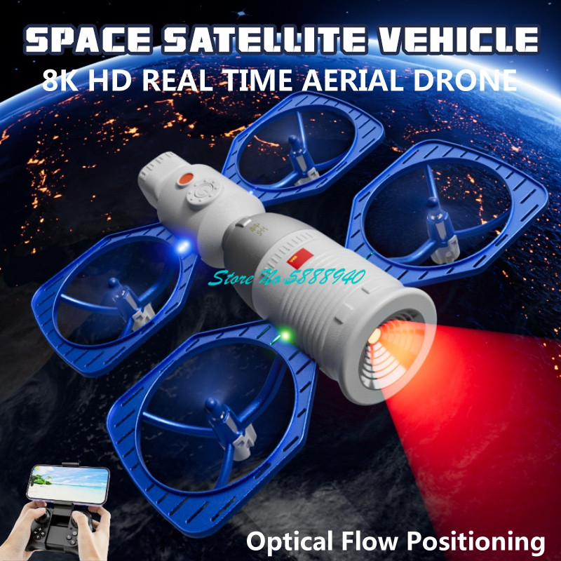 Drone 3D Modeling - 8K Çift Kameralı 3D Akrobasi Yapan