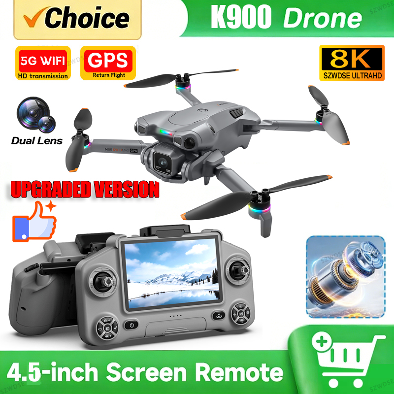 Drone Surveying - Yeni K900 MAX GPS Drone, 4K