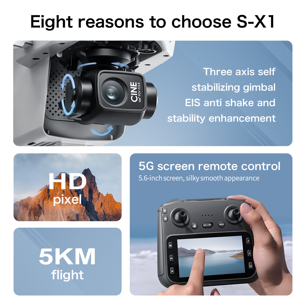Lenovo S-X1 MAX GPS Drone 3 Ek - Drone Thermal Imaging incelemesi ve fiyatı