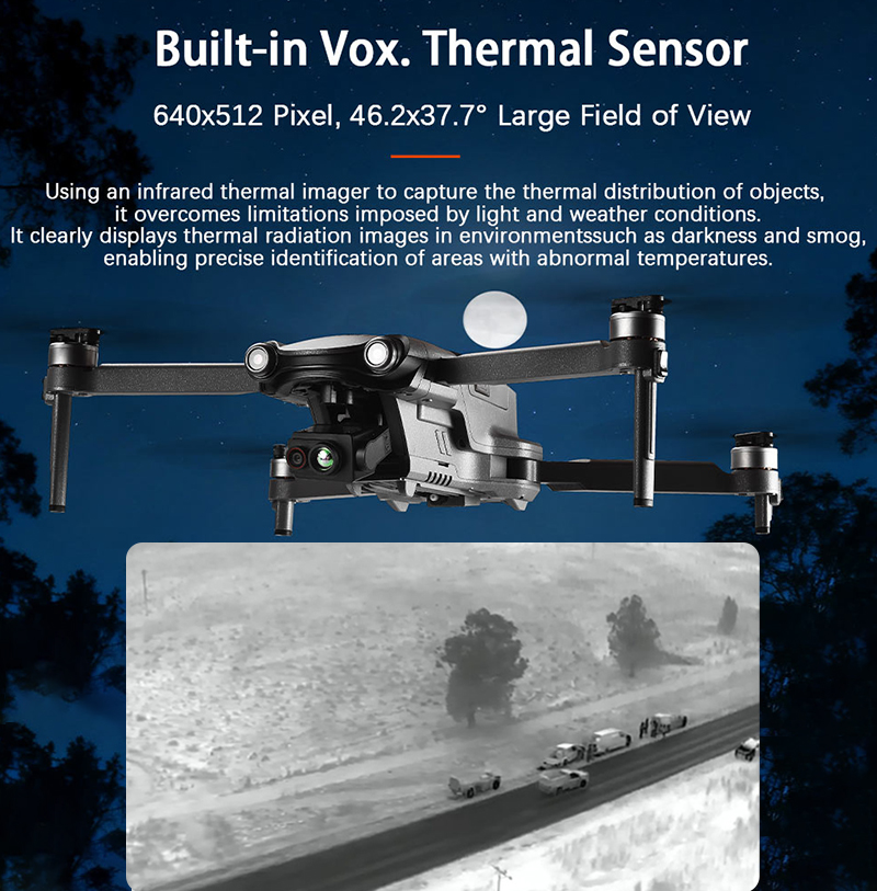 Yeni Gelen 640x512 FPV Drone T - Drone Thermal Imaging incelemesi ve fiyatı